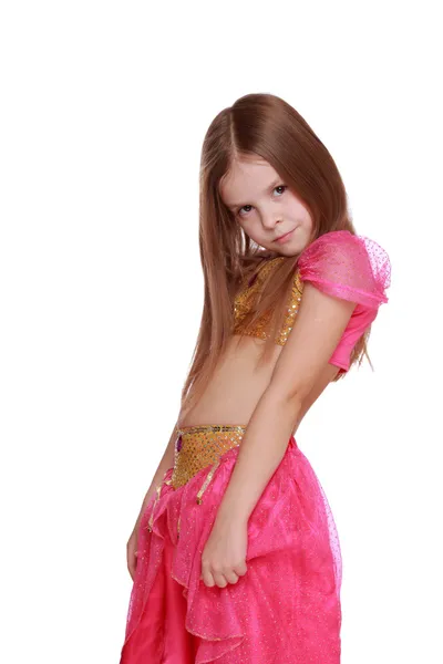 Young belly dancing girl — Stock Photo, Image