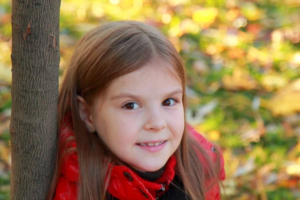 Pretty kid in the field — Stock Photo, Image