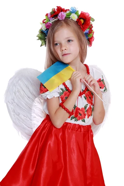 Meisje in een nationale Oekraïense pak — Stockfoto