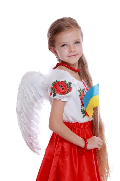 Chica en un traje nacional ucraniano —  Fotos de Stock