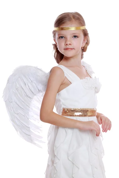 Angel beautiful cute girl Stock Picture