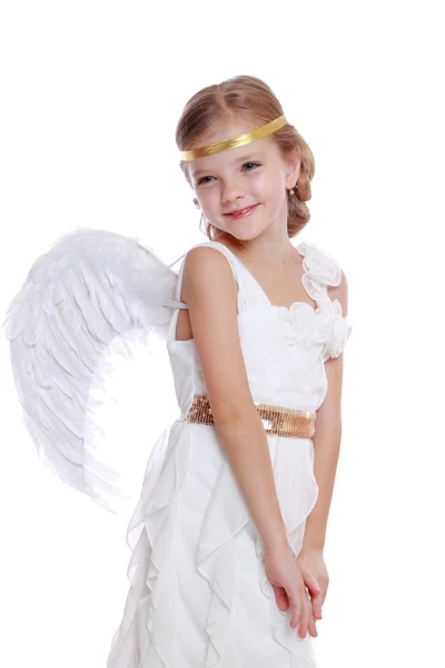 Angel beautiful cute girl Stock Image