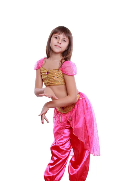 Belly-dancer on Christmas — Stock Photo, Image