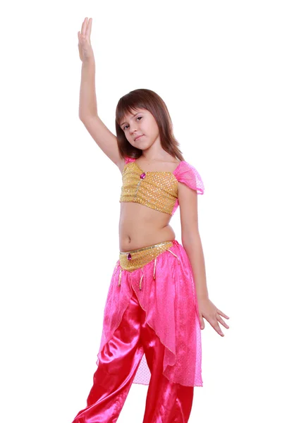 Belly-dancer on Christmas — Stock Photo, Image