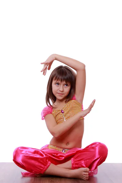 Little arabic belly-dancer — Stock Photo, Image