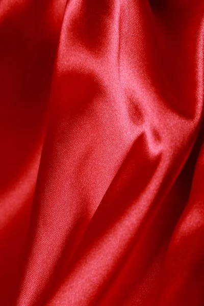 Rood satijn als achtergrond — Stockfoto