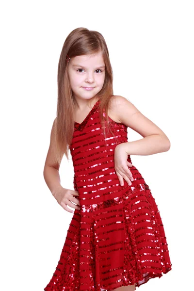 Little girl posing for the camera — Stock Photo, Image