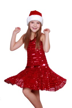 tatil tema üzerinde dans kızı