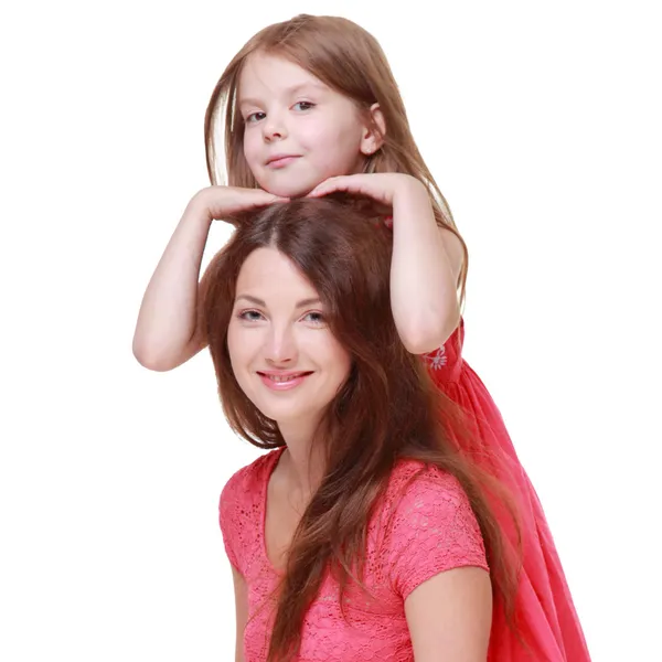 Mother with his little daughter — Stock Photo, Image