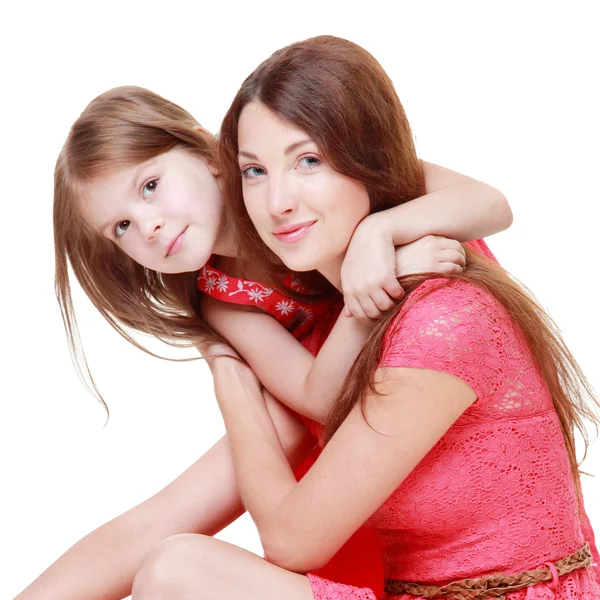 Madre con la sua piccola figlia — Foto Stock