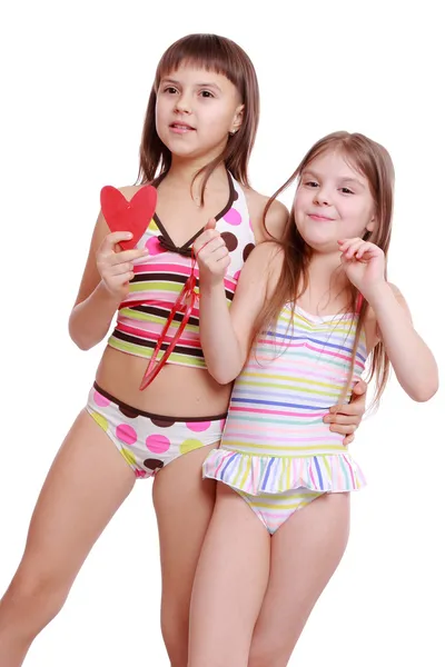 Adorable little girls — Stock Photo, Image