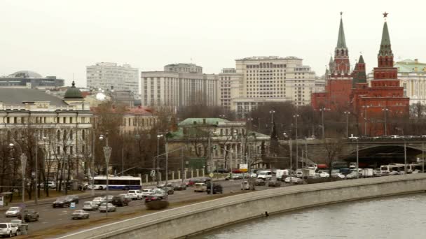 Panorama del Kremlin — Vídeo de stock