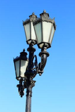 Moskova'da sokak vintage fener