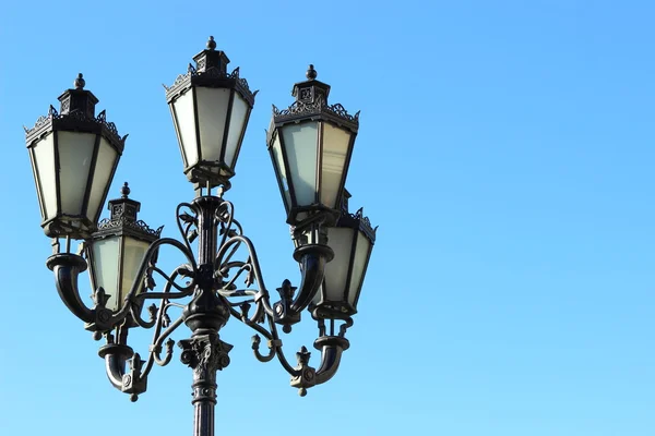 Street vintage lantern in Moscow — Stock Photo, Image