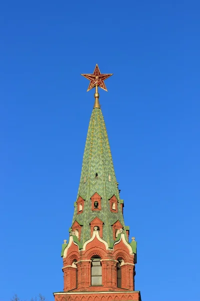 Věž na věži Kremlu — Stock fotografie