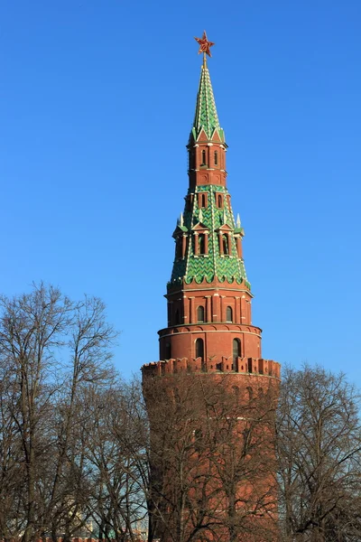 Spire na torre do Kremlin — Fotografia de Stock