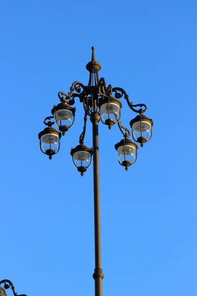 Lanterna de rua em Moscou — Fotografia de Stock