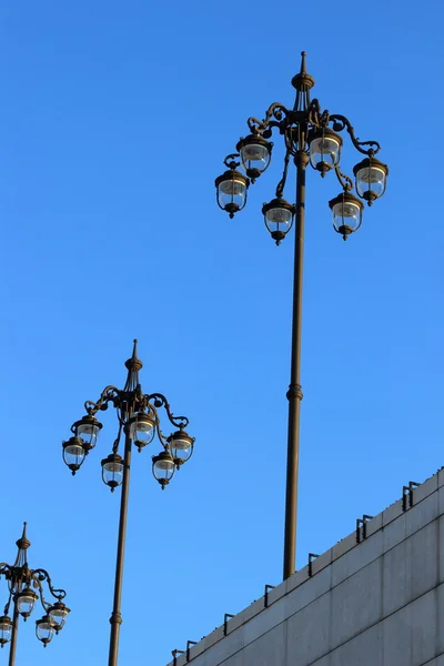 Gatan lykta i Moskva — Stockfoto