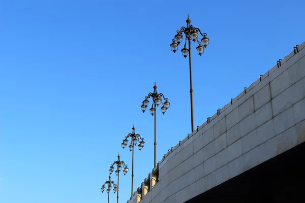Straat lantaarn in Moskou — Stockfoto