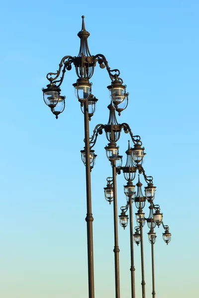 Lanterna de rua em Moscou — Fotografia de Stock