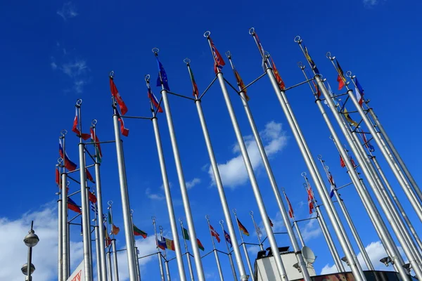 Flaggor från europeiska länder — Stockfoto