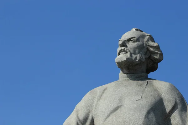 Moscow Rússia Abril 2014 Monumento Aos Conquistadores Espaço Estátua Konstantin — Fotografia de Stock