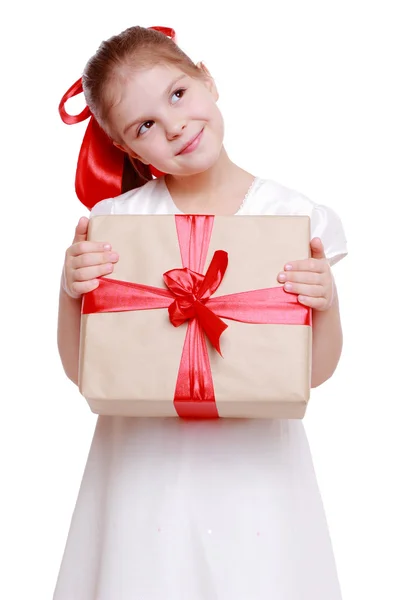 Retrato de estúdio de menina — Fotografia de Stock