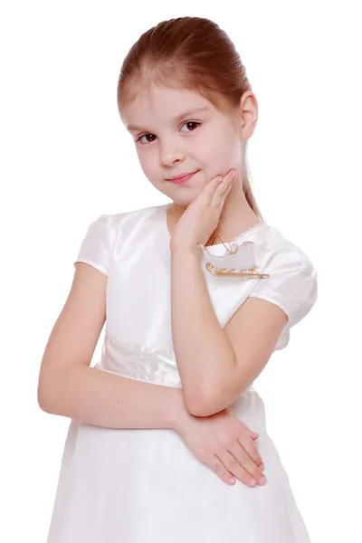 Portrait of little girl — Stock Photo, Image