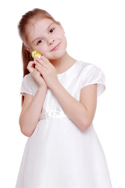 Studio of beautiful little girl — Stock Photo, Image