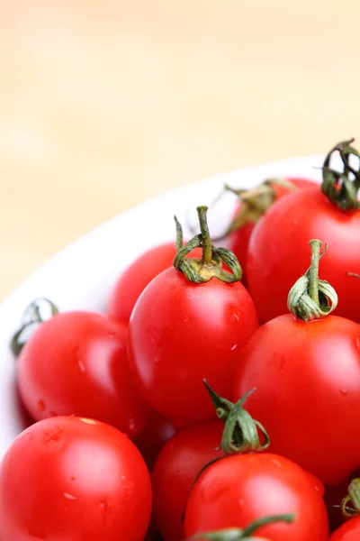 Kirsebær tomater baggrund - Stock-foto