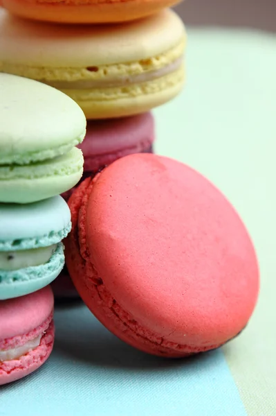 Söta färgglada macaroons — Stockfoto