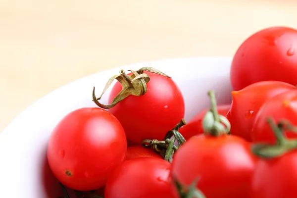 Fondo de tomates cherry — Foto de Stock