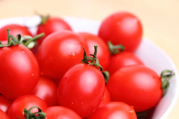 Körsbärstomater bakgrund — Stockfoto