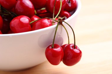 Olgun kırmızı kiraz