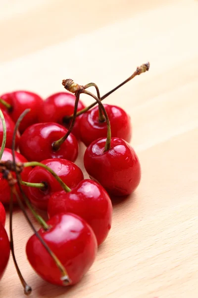 Natural ripe cherries — Stock Photo, Image