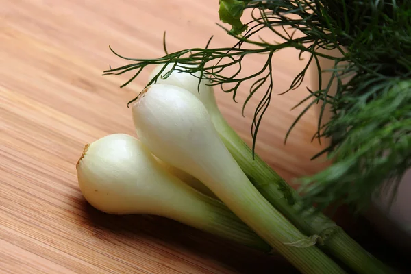 Atelierbild Der Grünen Zwiebel — Stockfoto