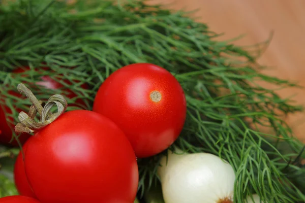 Różne Świeże Warzywa Stole — Zdjęcie stockowe