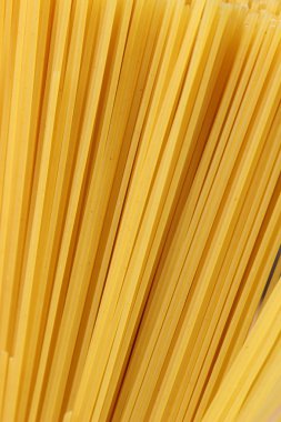 arka planını pişmemiş İtalyan makarna