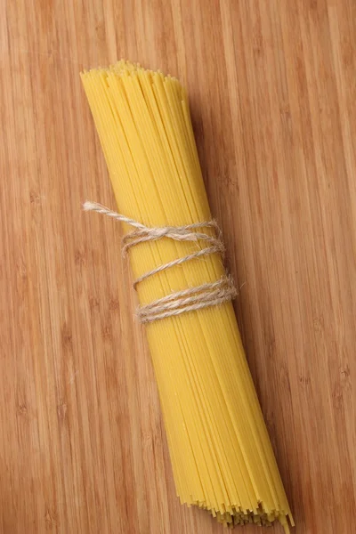 Uncooked pasta spaghetti macaroni — Stock Photo, Image