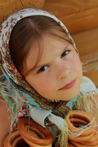 Close up kid portrait — Stock Photo, Image