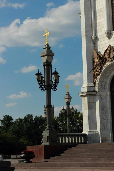 Katedra Chrystusa Moskwa Rosja — Zdjęcie stockowe
