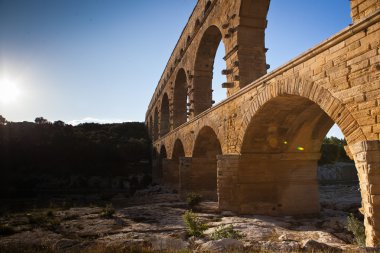 Pont du Gard, Languedoc-Roussillon, Fransa