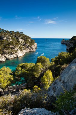 görkemli Güney Fransa kıyıları (calanques de cassis), Güney f