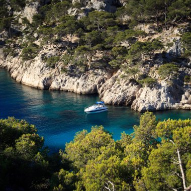 görkemli Güney Fransa kıyıları (calanques de cassis), Güney f