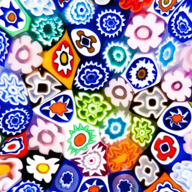 farklı canlı co renkli modern Cam sanat doku oluşur