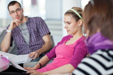 Grup kolej veya Üniversite öğrenci