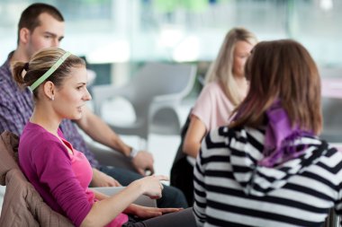 Grup kolej veya Üniversite öğrenci