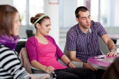 Grup kolej veya Üniversite öğrenci