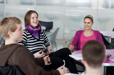 Grup kolej veya Üniversite öğrenci