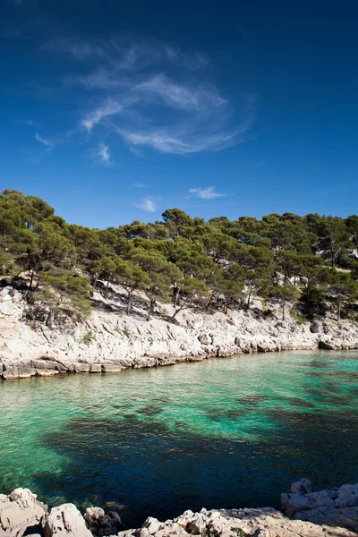 Espléndida costa sur de Francia (Calanques de Cassis), sur de F — Foto de Stock